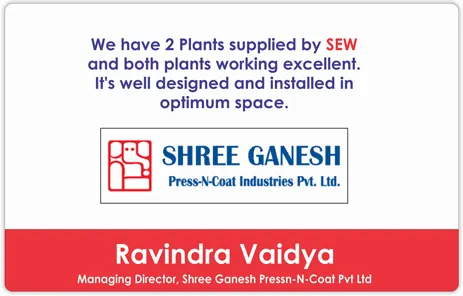 SEW Surface Coating Pvt. Ltd., Manufacturer, Supplier Of Powder Coating Plants, Surface Coating Plants, Surface Coating Machinery